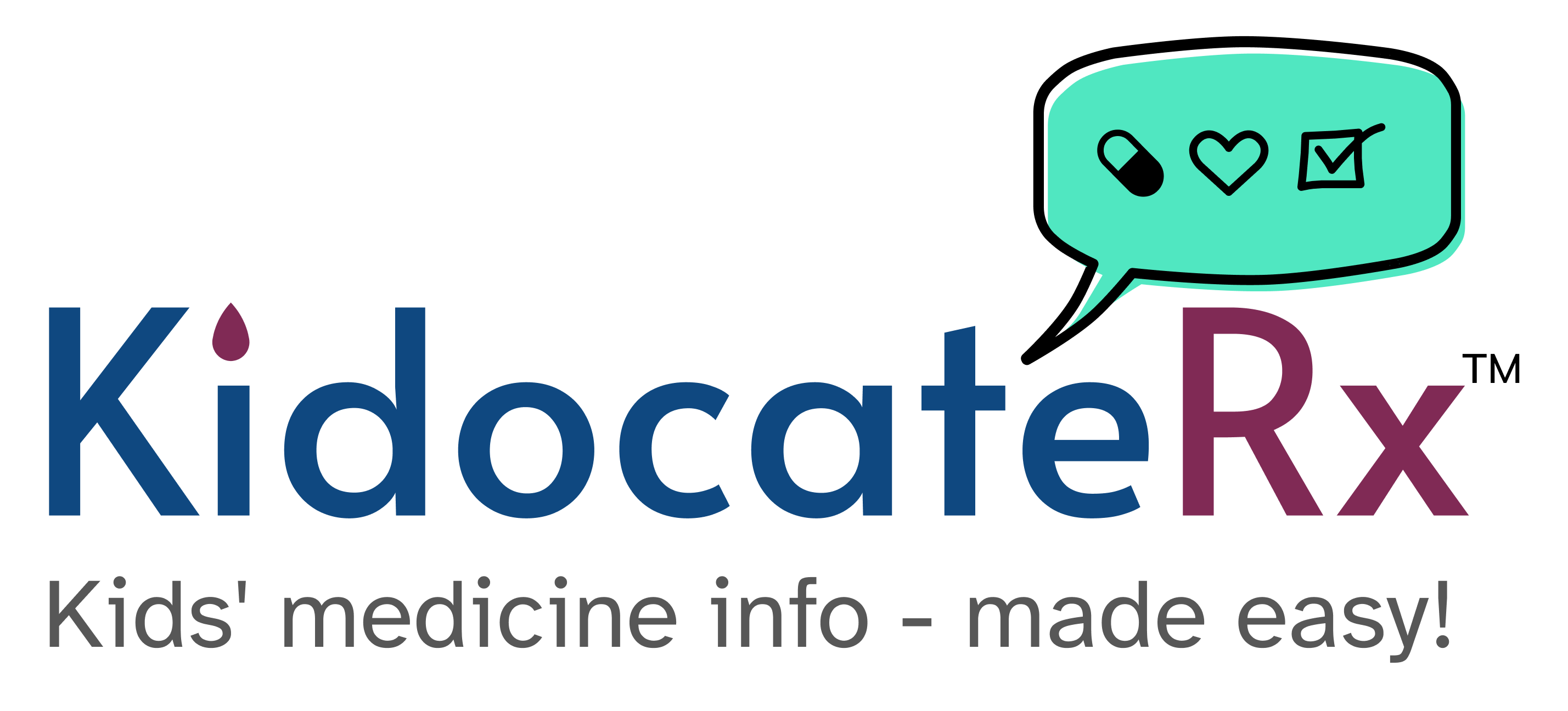KidocateRx logo tagline